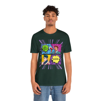 Pop Art Nope Unisex Jersey Short Sleeve Tee