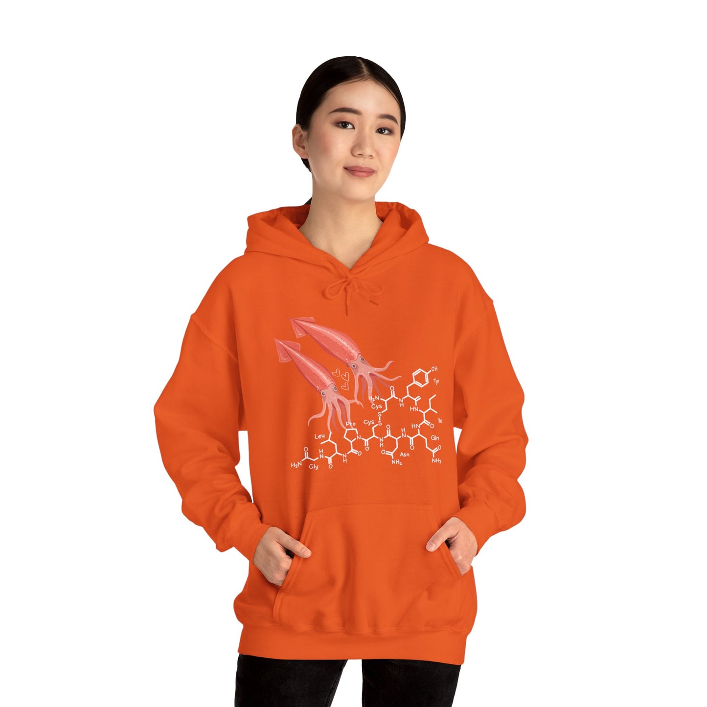 Squid Love - Oxytocin Unisex Heavy Blend™ Hooded Sweatshirt