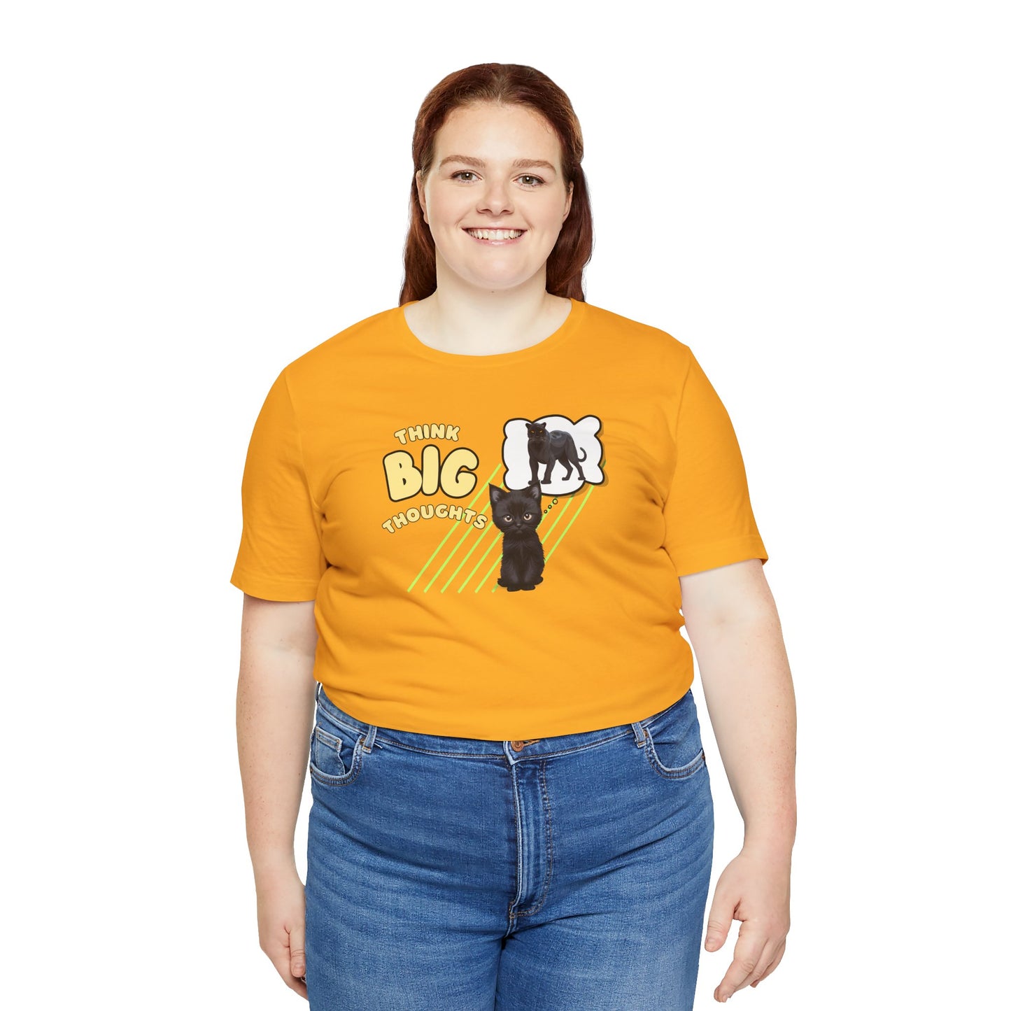 Think Big Thoughts Unisex Jersey Short Sleeve Tee