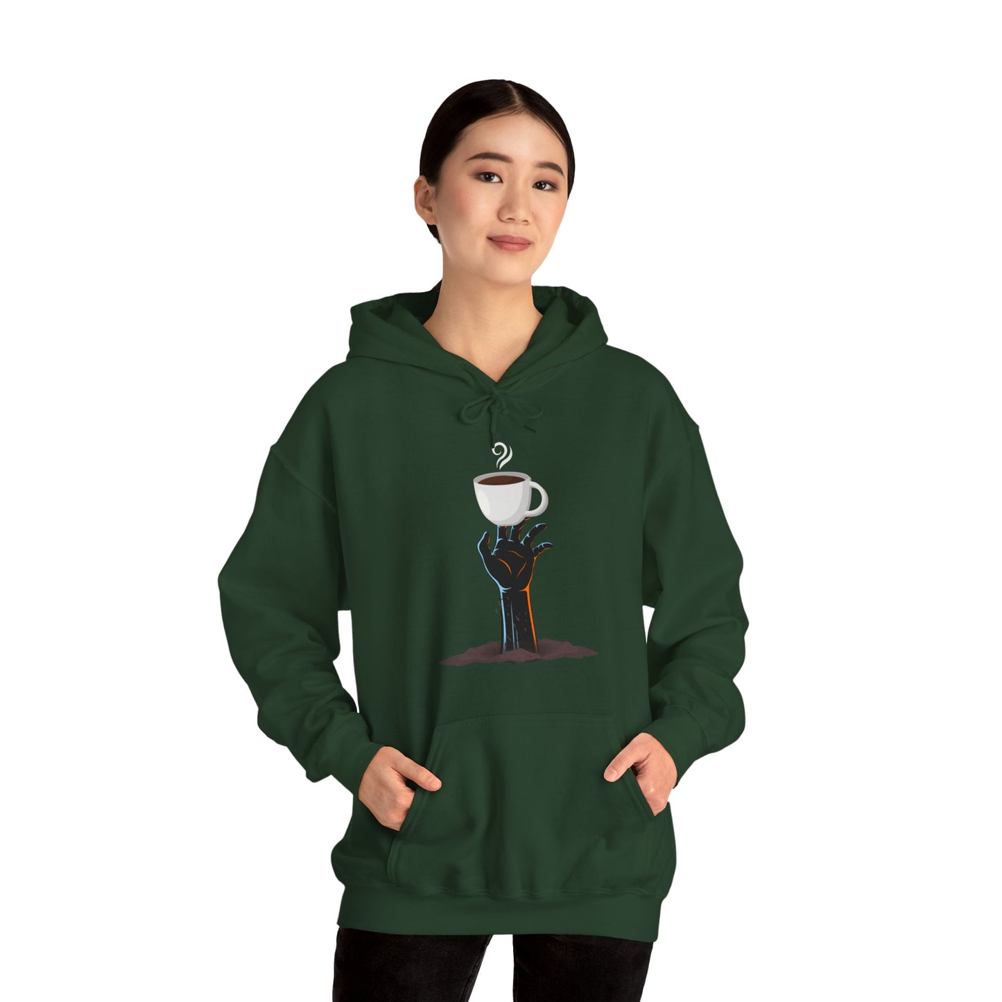 Coffee is Life Unisex Heavy Blend™ Hooded Sweatshirt