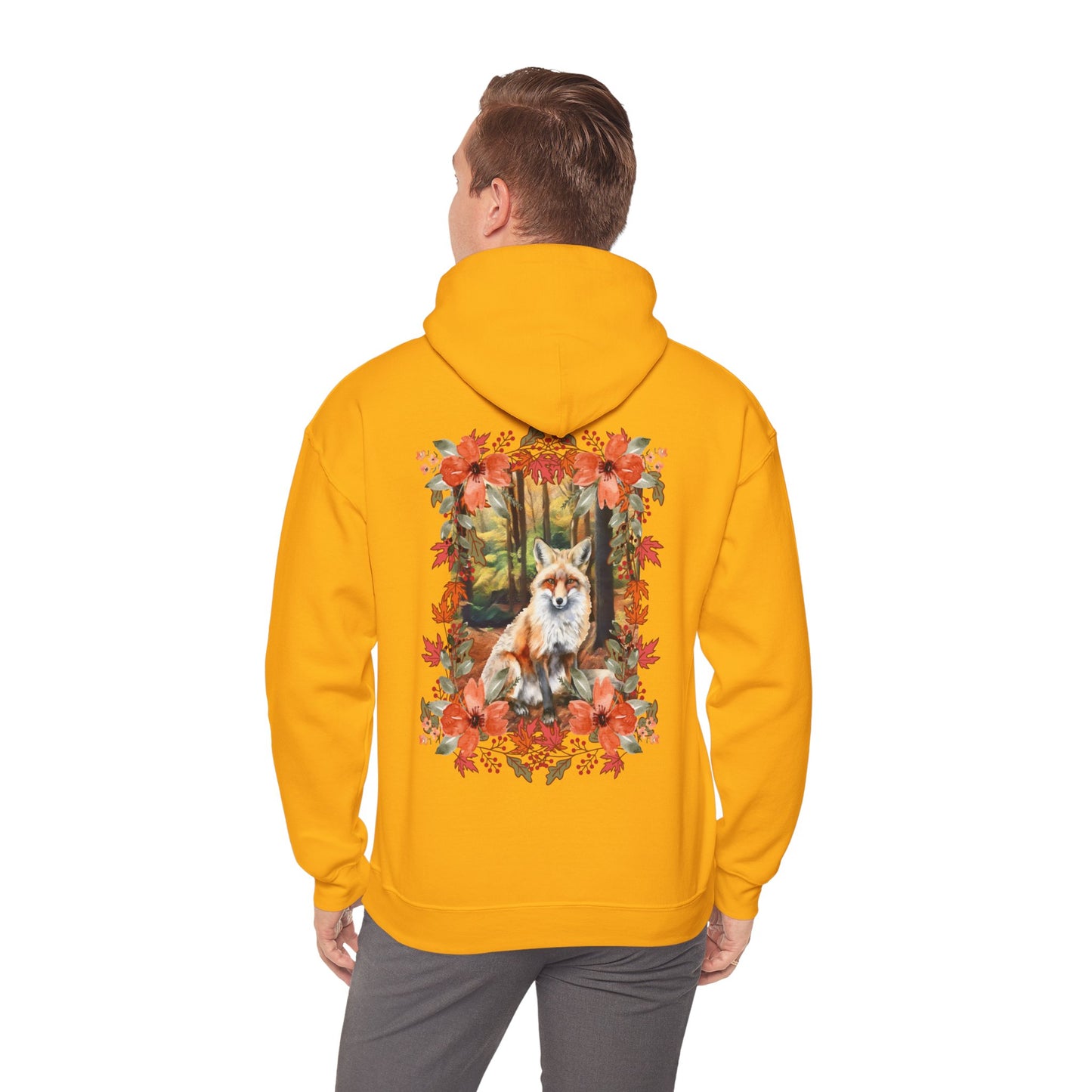 F is for Fall, F is for Fox  Unisex Heavy Blend™ Hooded Sweatshirt