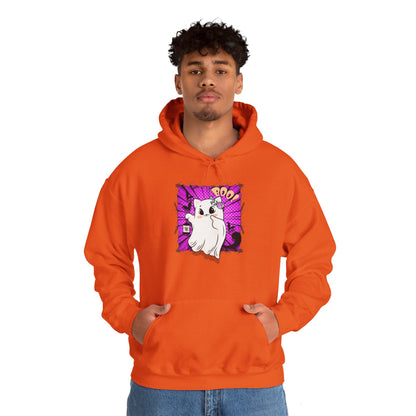 Boo Kitty Unisex Heavy Blend™ Hooded Sweatshirt