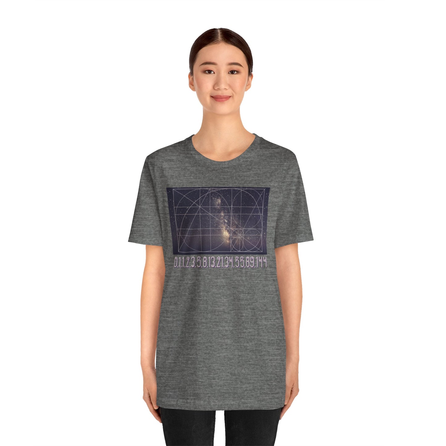 Fibonacci Sequence Unisex Jersey Short Sleeve Tee