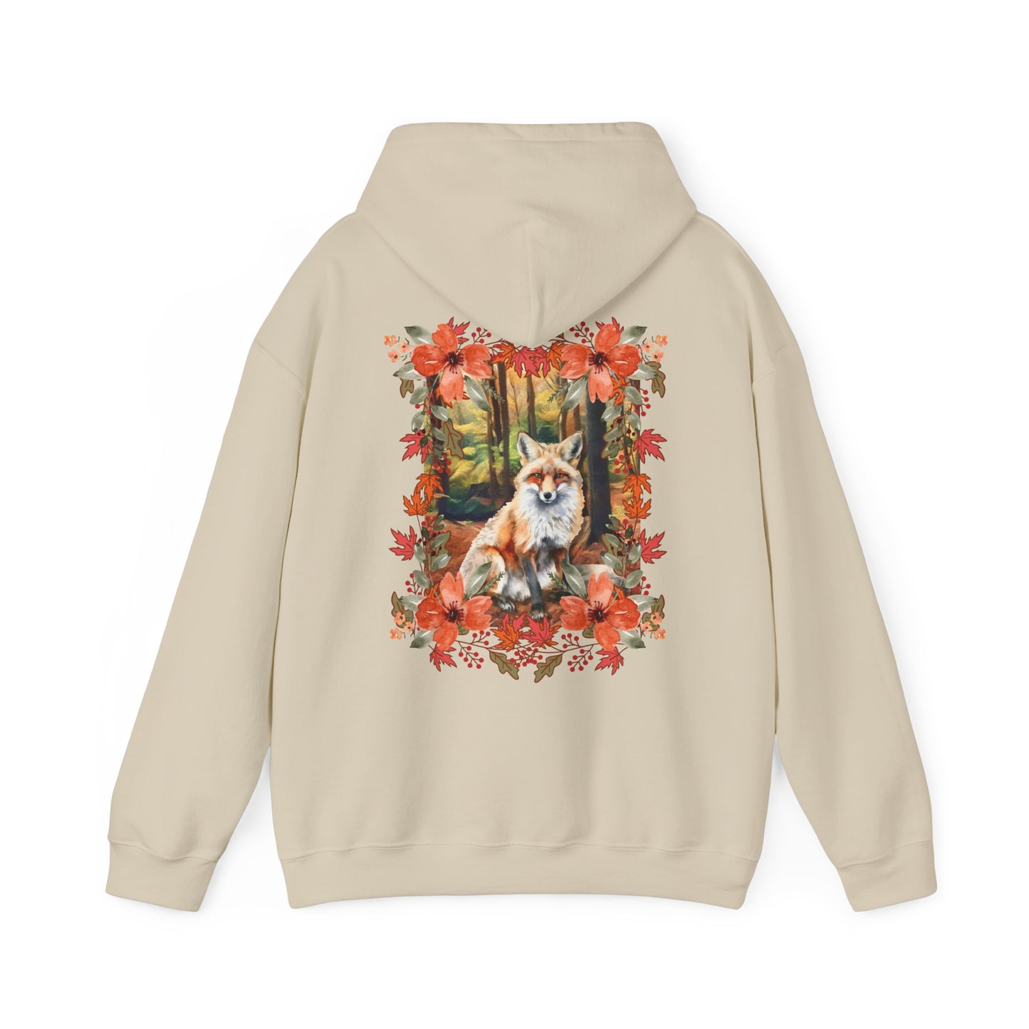 F is for Fall, F is for Fox  Unisex Heavy Blend™ Hooded Sweatshirt