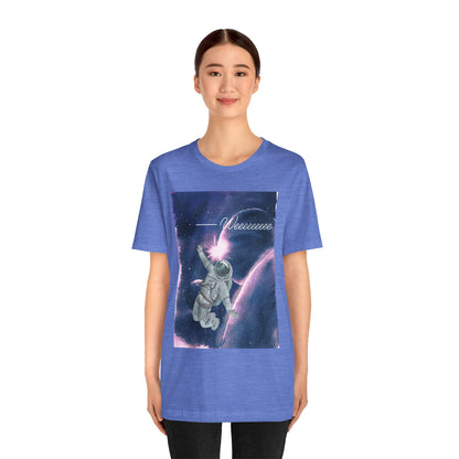 Astronaut says "Weeeeeee" Unisex Jersey Short Sleeve Tee