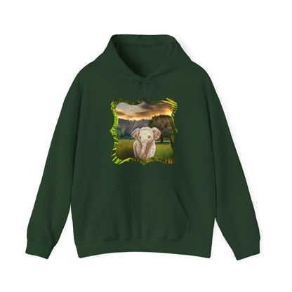 Why are baby elephants so cute, though? Unisex Heavy Blend™ Hooded Sweatshirt