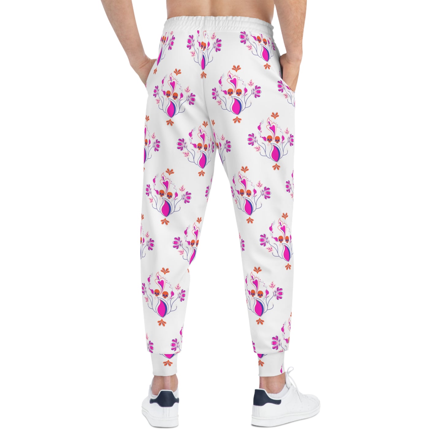 Skulls & Flowers Athletic Joggers (AOP)