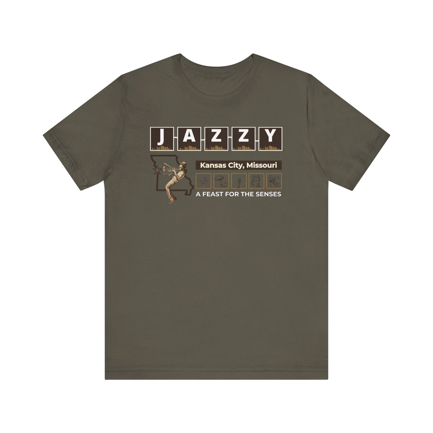 Jazzy KCMO Unisex Jersey Short Sleeve Tee