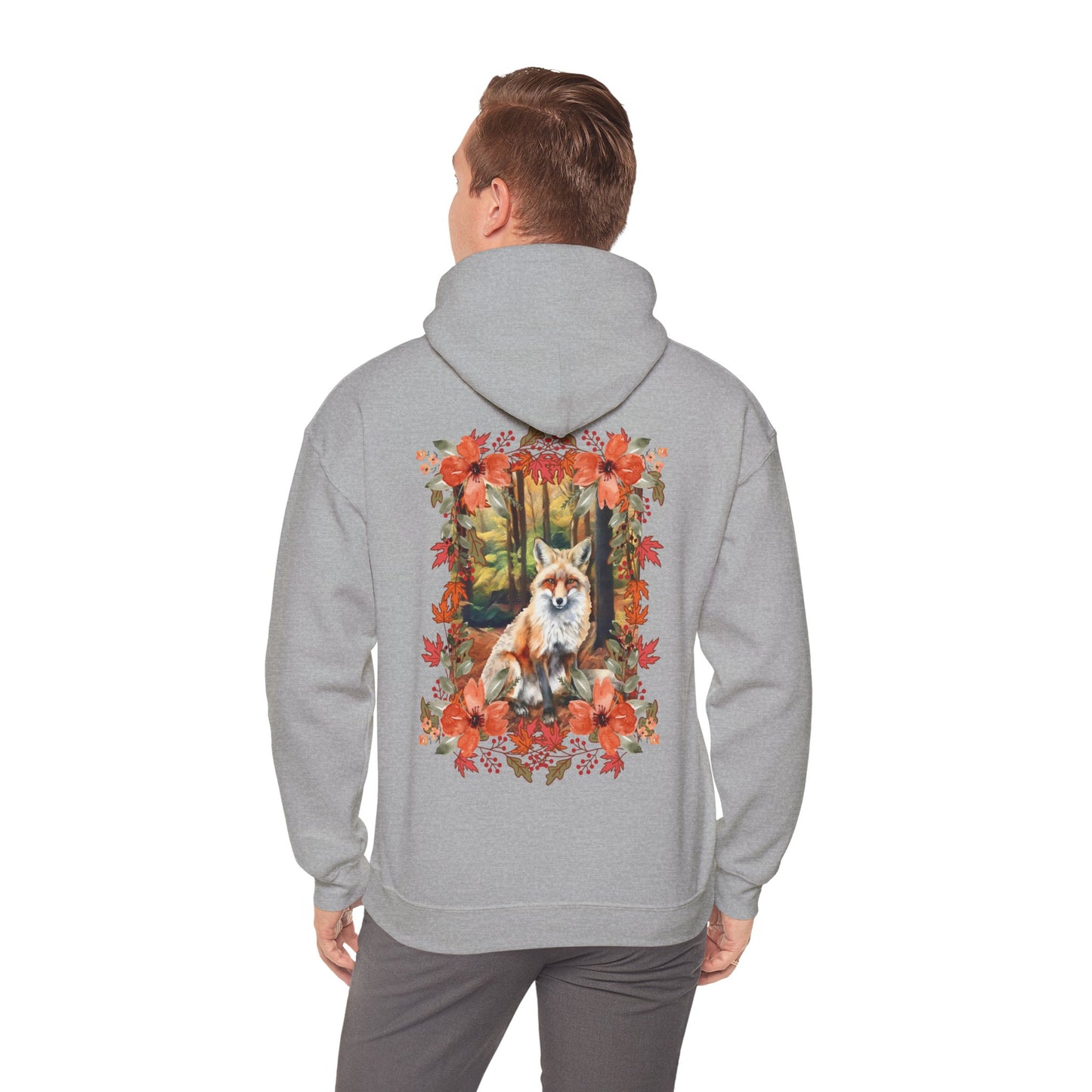 F is for Fall, F is for Fox  Unisex Heavy Blend™ Hooded Sweatshirt