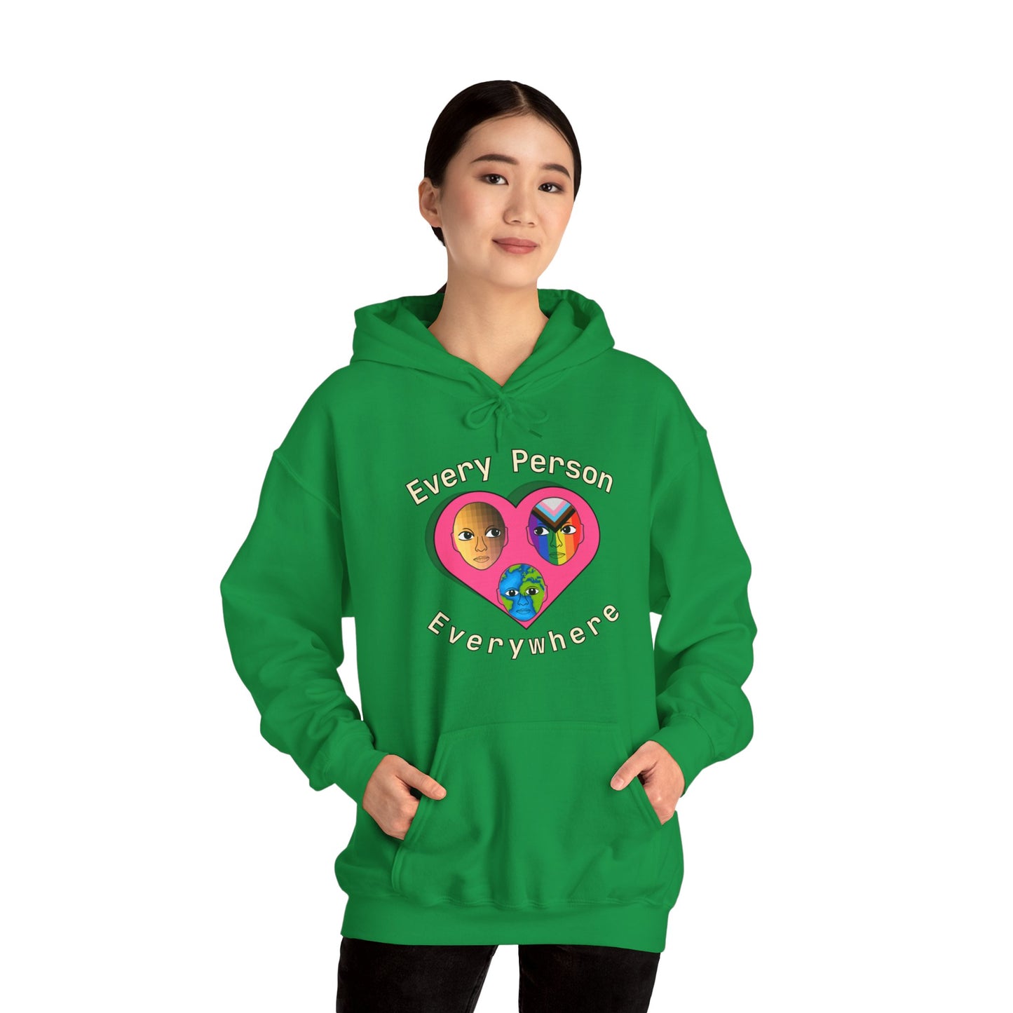 Every Person, Everywhere! Unisex Heavy Blend™ Hooded Sweatshirt