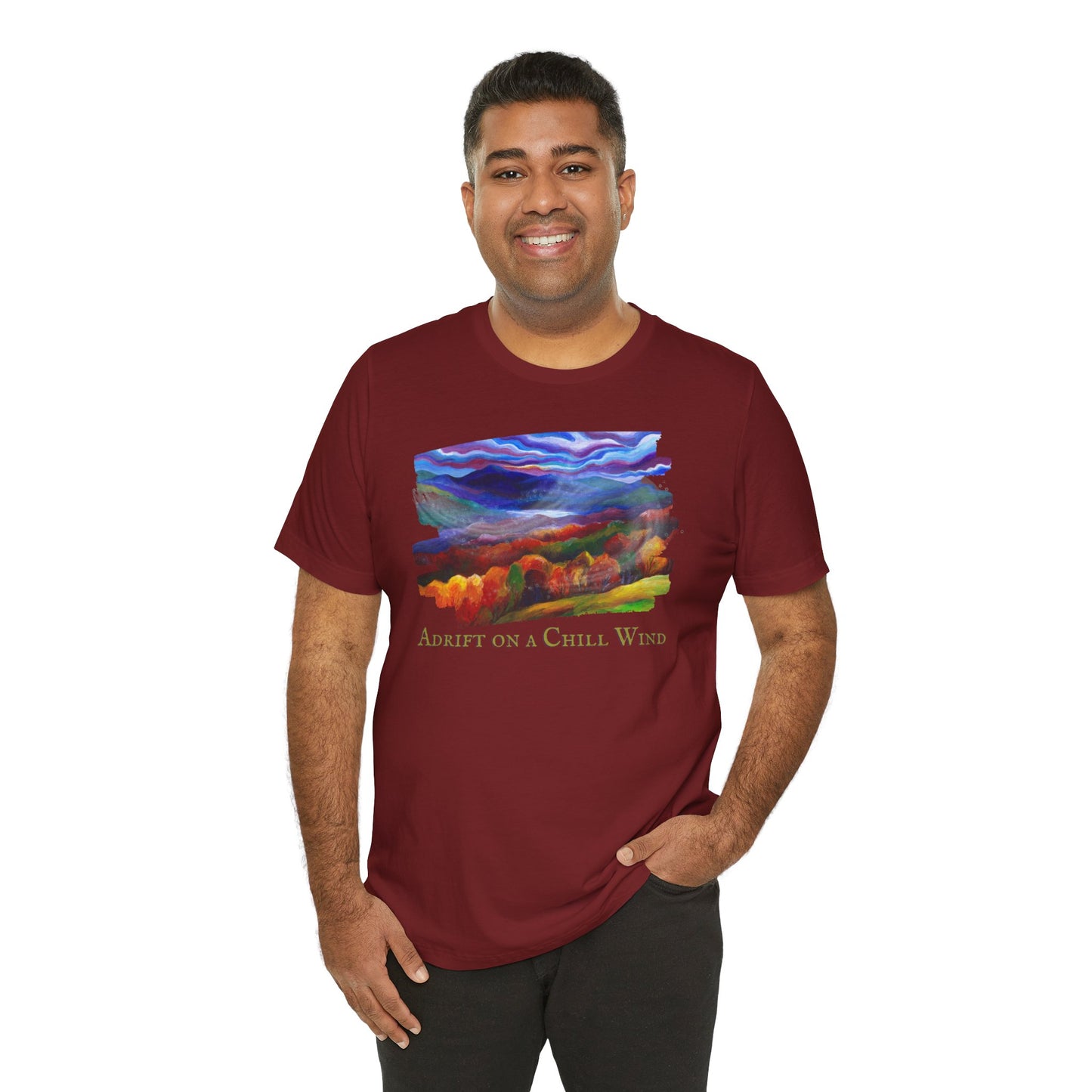 Adrift on a Chill Wind Unisex Jersey Short Sleeve Tee