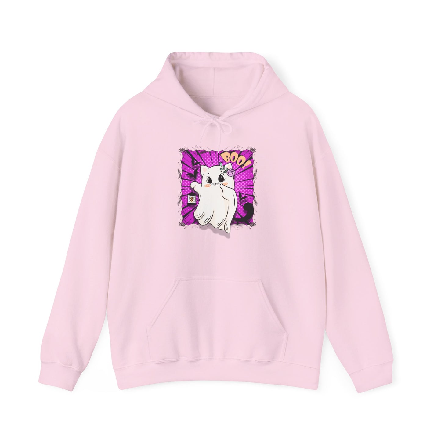 Boo Kitty Unisex Heavy Blend™ Hooded Sweatshirt