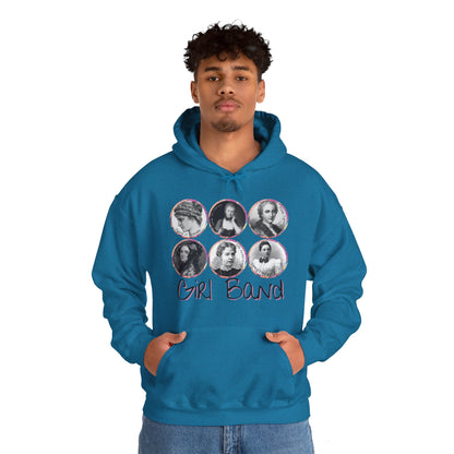 Girl Band - Famous Female Scientists Unisex Heavy Blend™ Hooded Sweatshirt