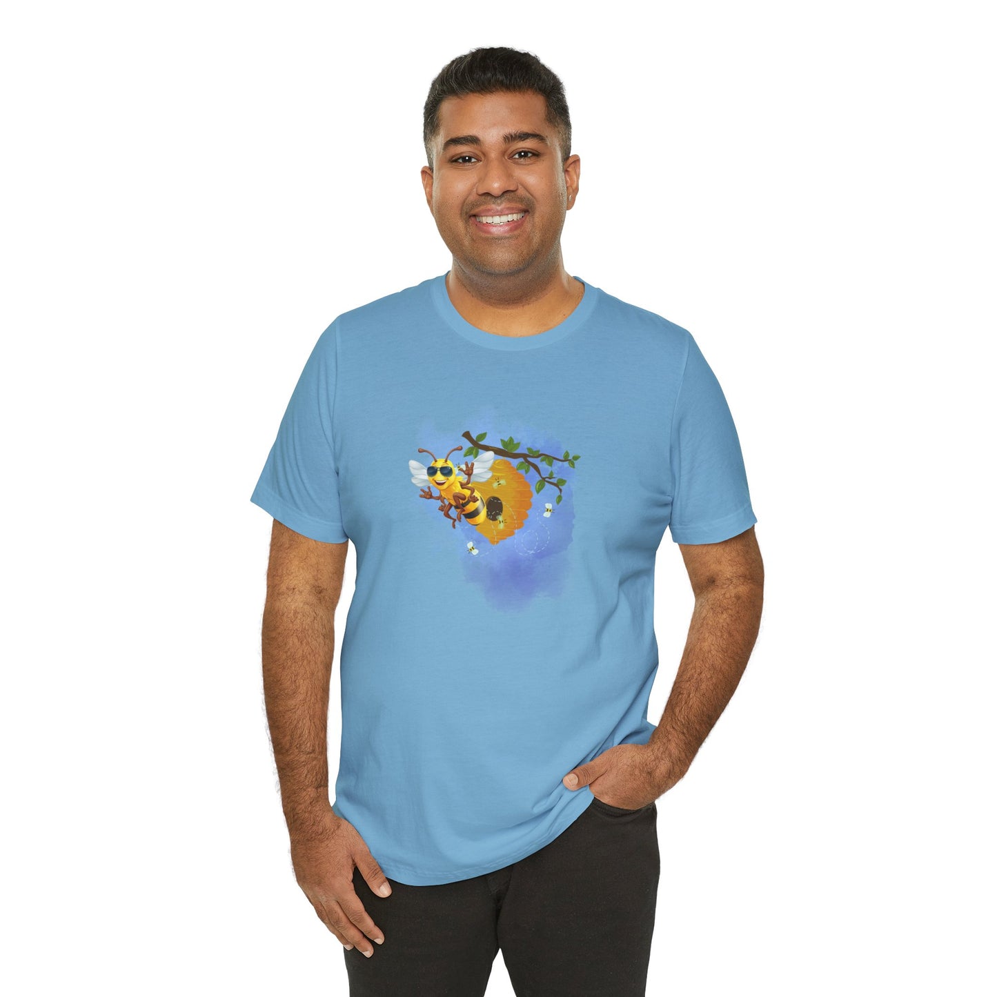 Super Cool Bee Unisex Jersey Short Sleeve Tee