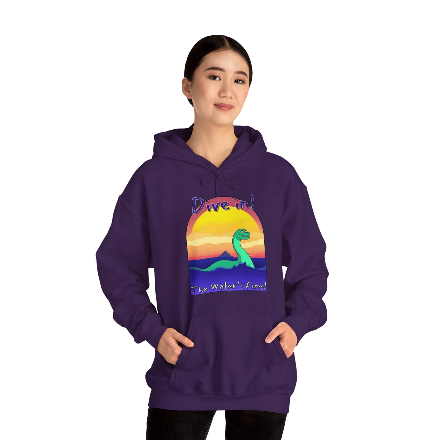 Dive In! Unisex Heavy Blend™ Hooded Sweatshirt