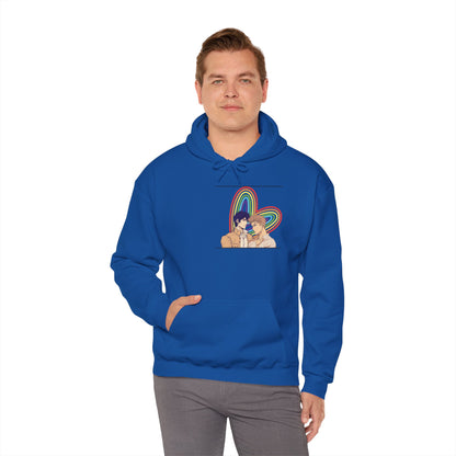 Anime Boy Love Pride Unisex Heavy Blend™ Hooded Sweatshirt