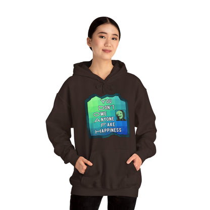 Fake Happiness Unisex Heavy Blend™ Hooded Sweatshirt