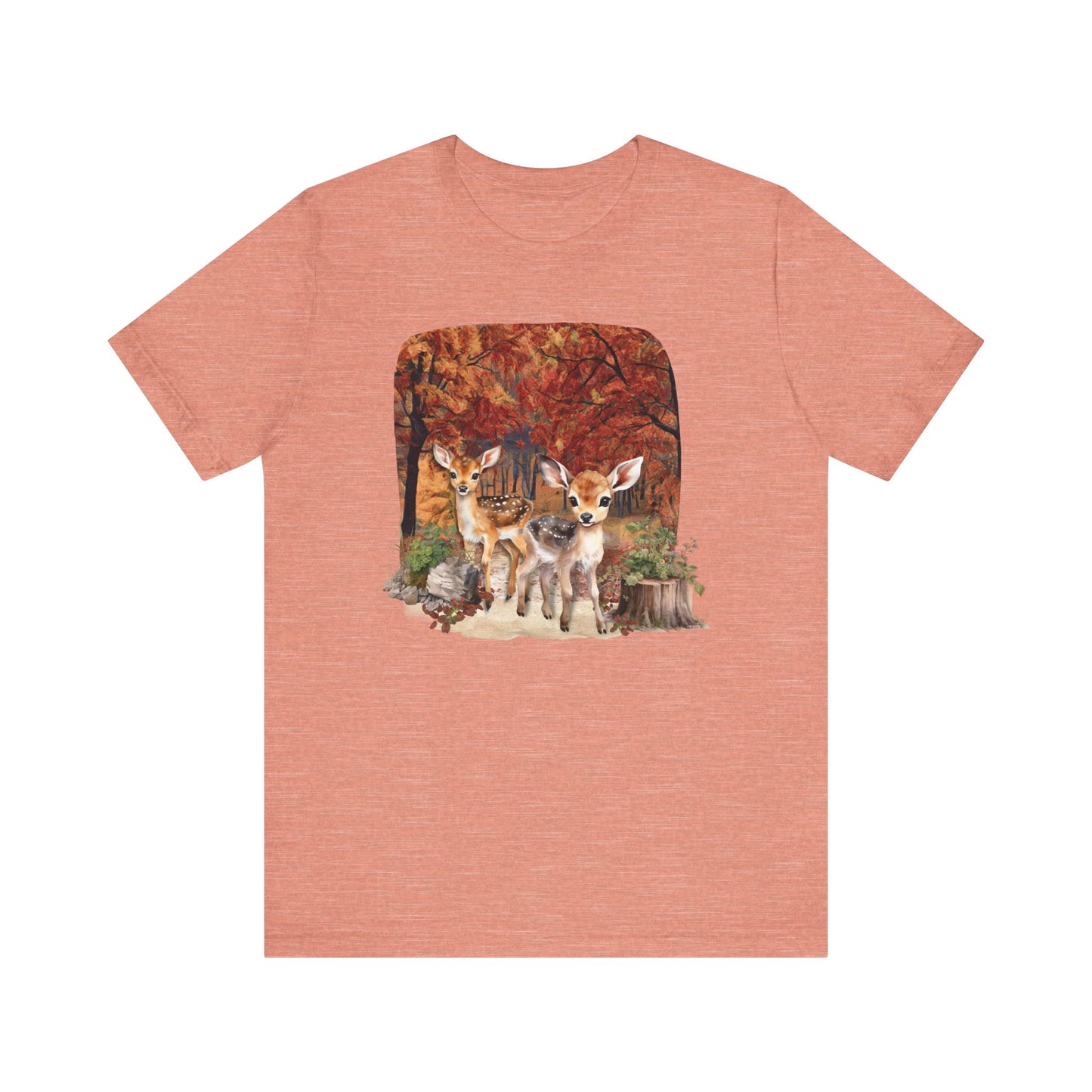 Autumn Fawns Unisex Jersey Short Sleeve Tee