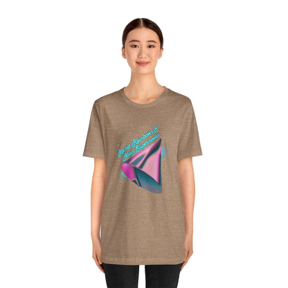 Rocket Rainbows & Alien Supernovas Unisex Jersey Short Sleeve Tee