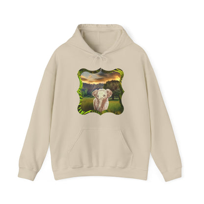 Why are baby elephants so cute, though? Unisex Heavy Blend™ Hooded Sweatshirt