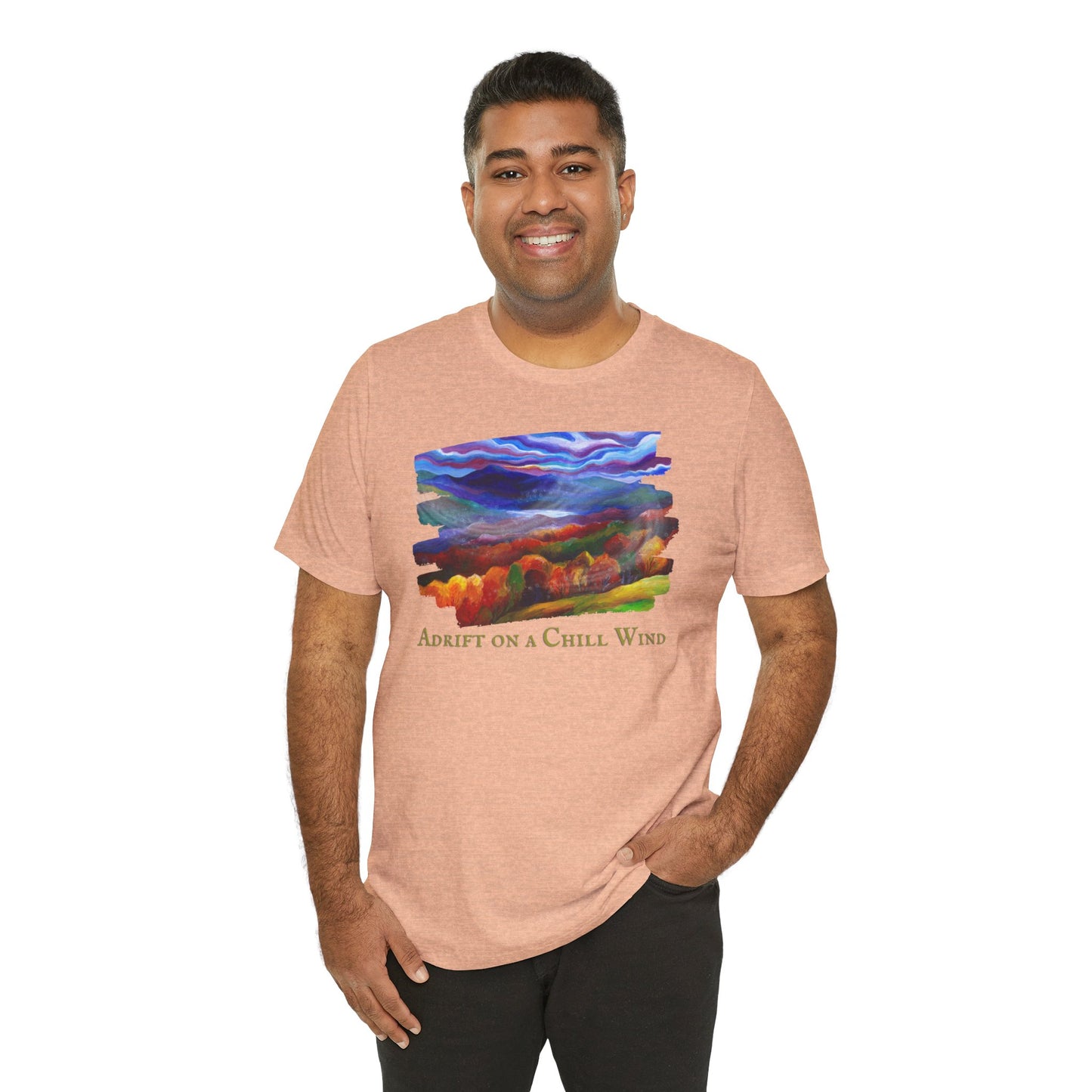 Adrift on a Chill Wind Unisex Jersey Short Sleeve Tee