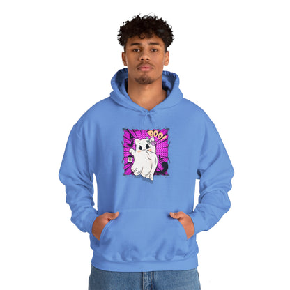 Boo Kitty Unisex Heavy Blend™ Hooded Sweatshirt