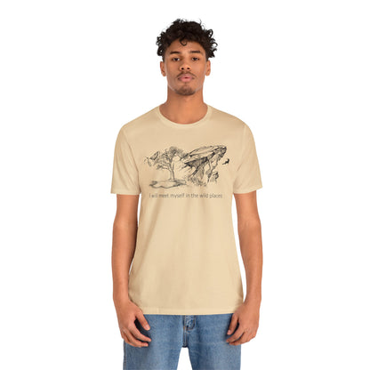 I will meet myself in the wild places - Climber Unisex Jersey Short Sleeve Tee