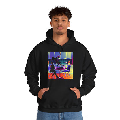 Sythwave A Coffee & A Swing Unisex Heavy Blend™ Hooded Sweatshirt