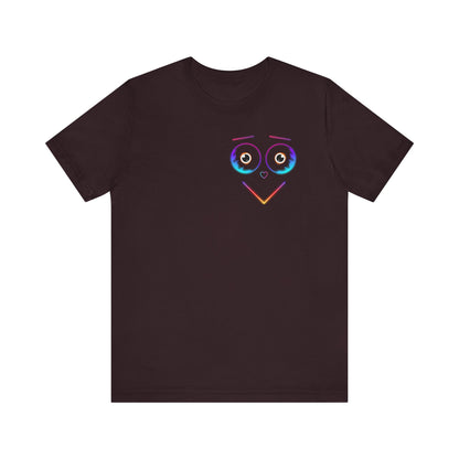 Neon Happy Face Unisex Jersey Short Sleeve Tee