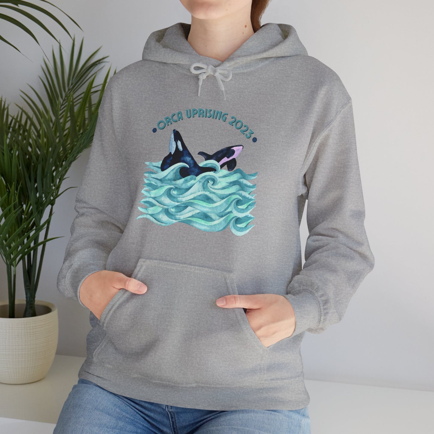 Orca Uprising Unisex Heavy Blend™ Hooded Sweatshirt