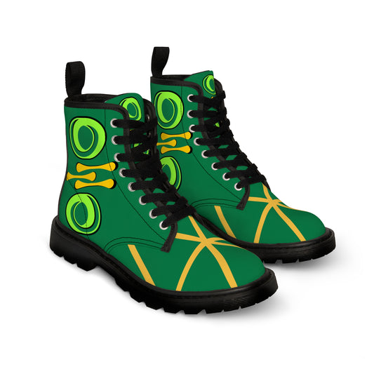 Green Scream Men's Canvas Boots