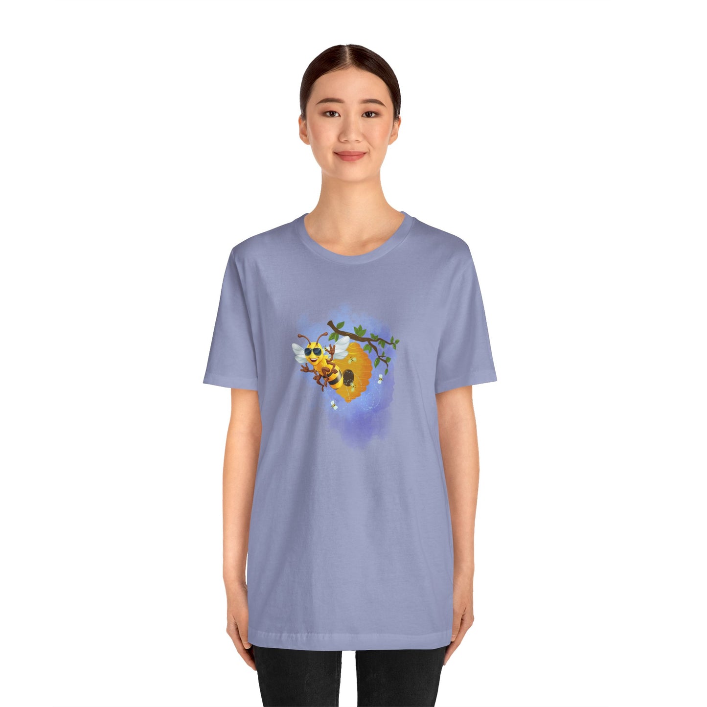 Super Cool Bee Unisex Jersey Short Sleeve Tee