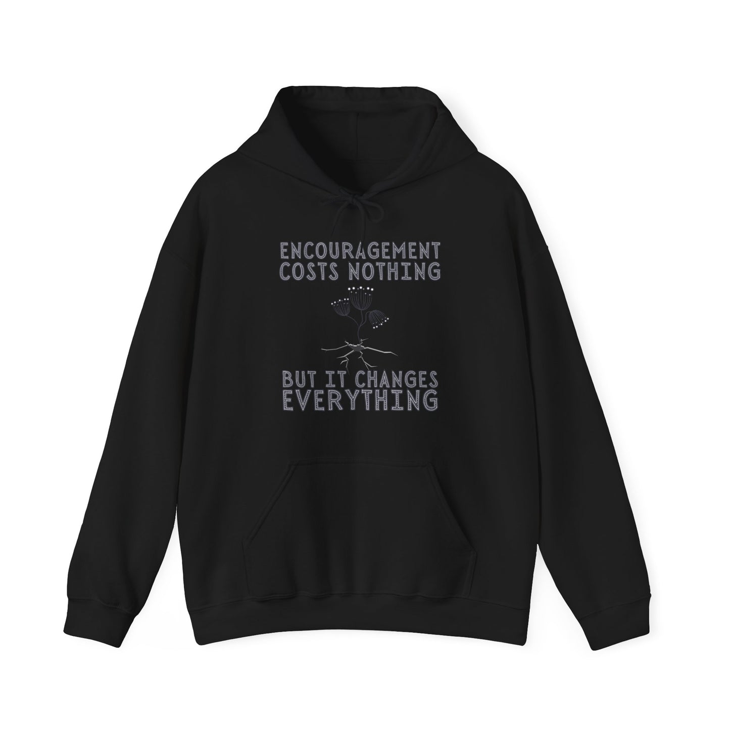 Encouragement Costs Nothing, But It Changes Everything Unisex Heavy Blend™ Hooded Sweatshirt