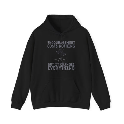 Encouragement Costs Nothing, But It Changes Everything Unisex Heavy Blend™ Hooded Sweatshirt