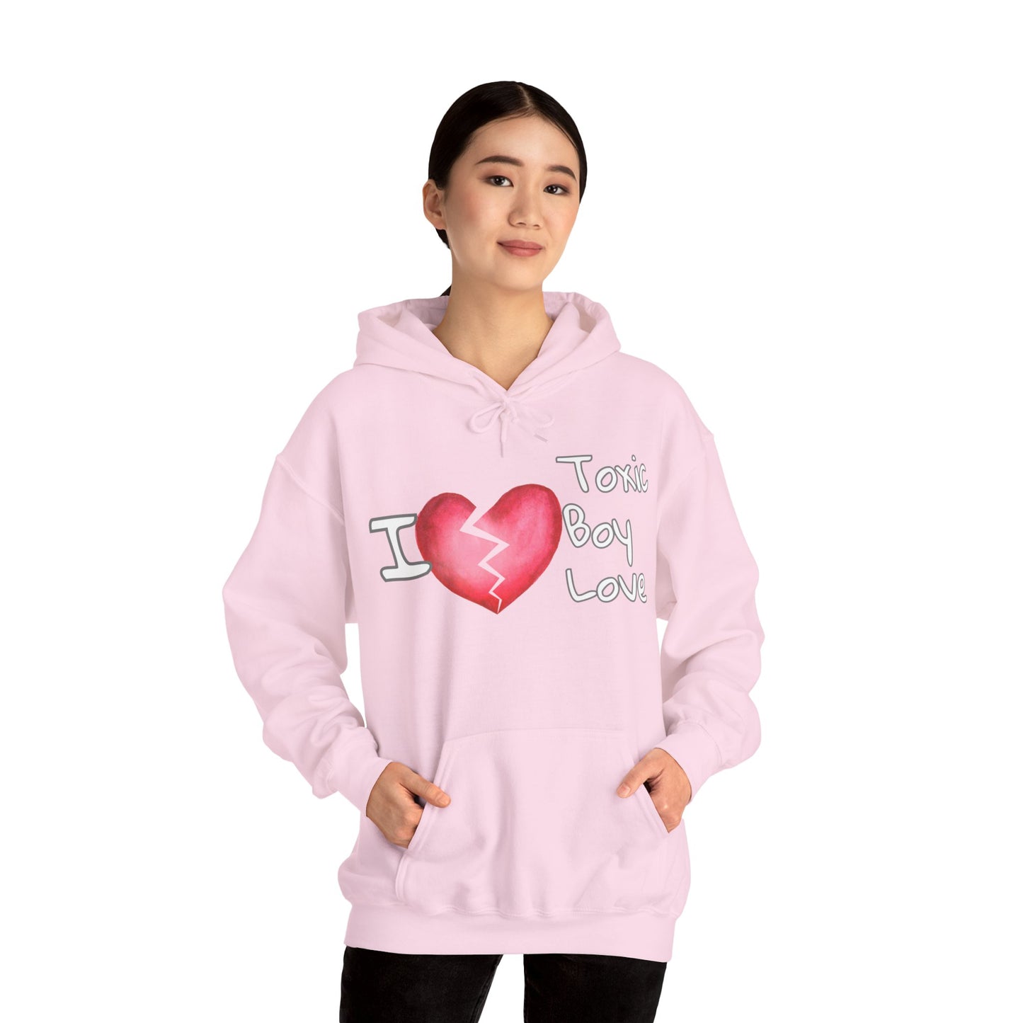 Toxic Boy Love Unisex Heavy Blend™ Hooded Sweatshirt