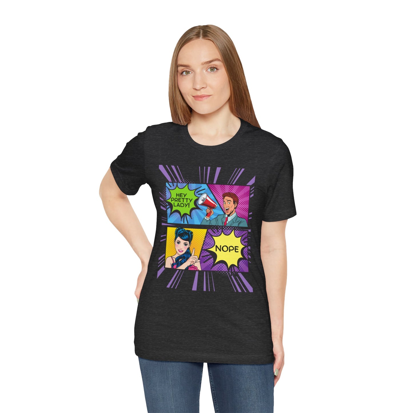 Pop Art Nope Unisex Jersey Short Sleeve Tee