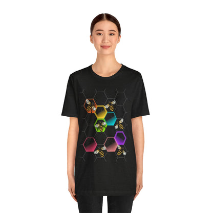 Disco Bees Unisex Jersey Short Sleeve Tee