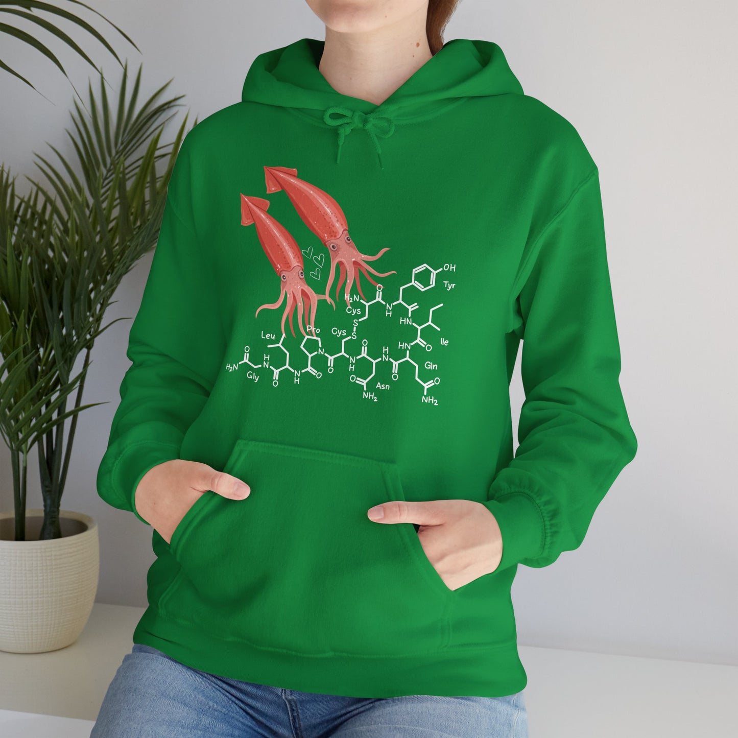 Squid Love - Oxytocin Unisex Heavy Blend™ Hooded Sweatshirt