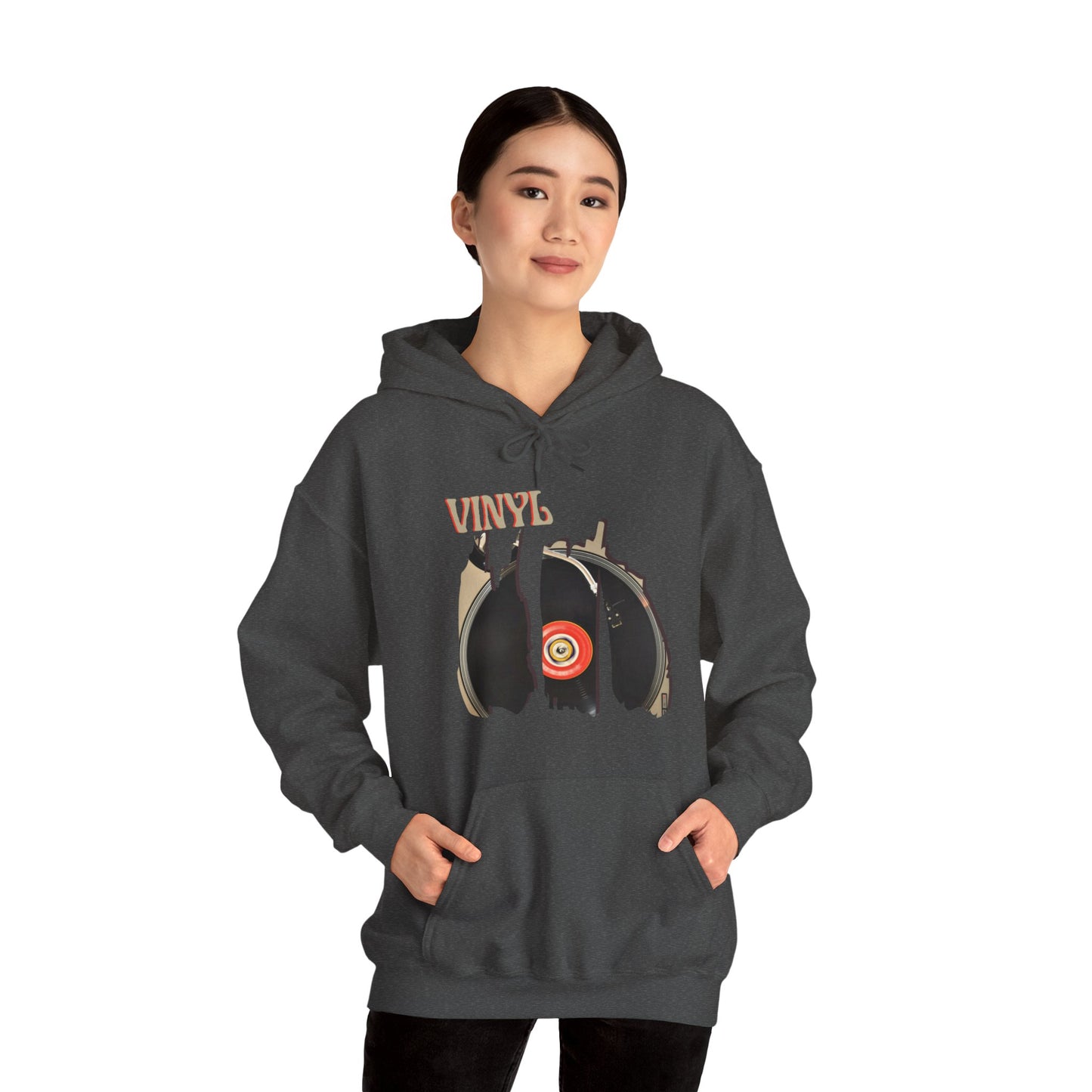 Vinyl Unisex Heavy Blend™ Hooded Sweatshirt