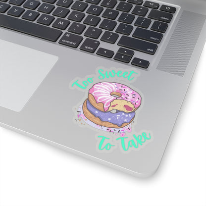 Too Sweet To Take Kiss-Cut Stickers