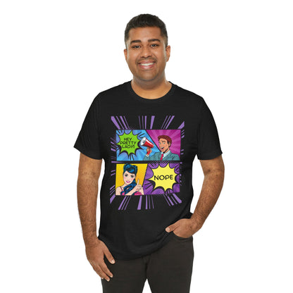 Pop Art Nope Unisex Jersey Short Sleeve Tee