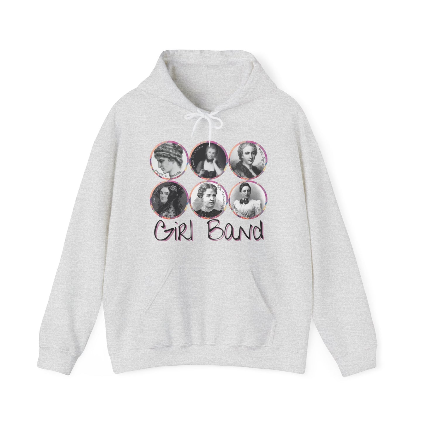 Girl Band - Famous Female Scientists Unisex Heavy Blend™ Hooded Sweatshirt