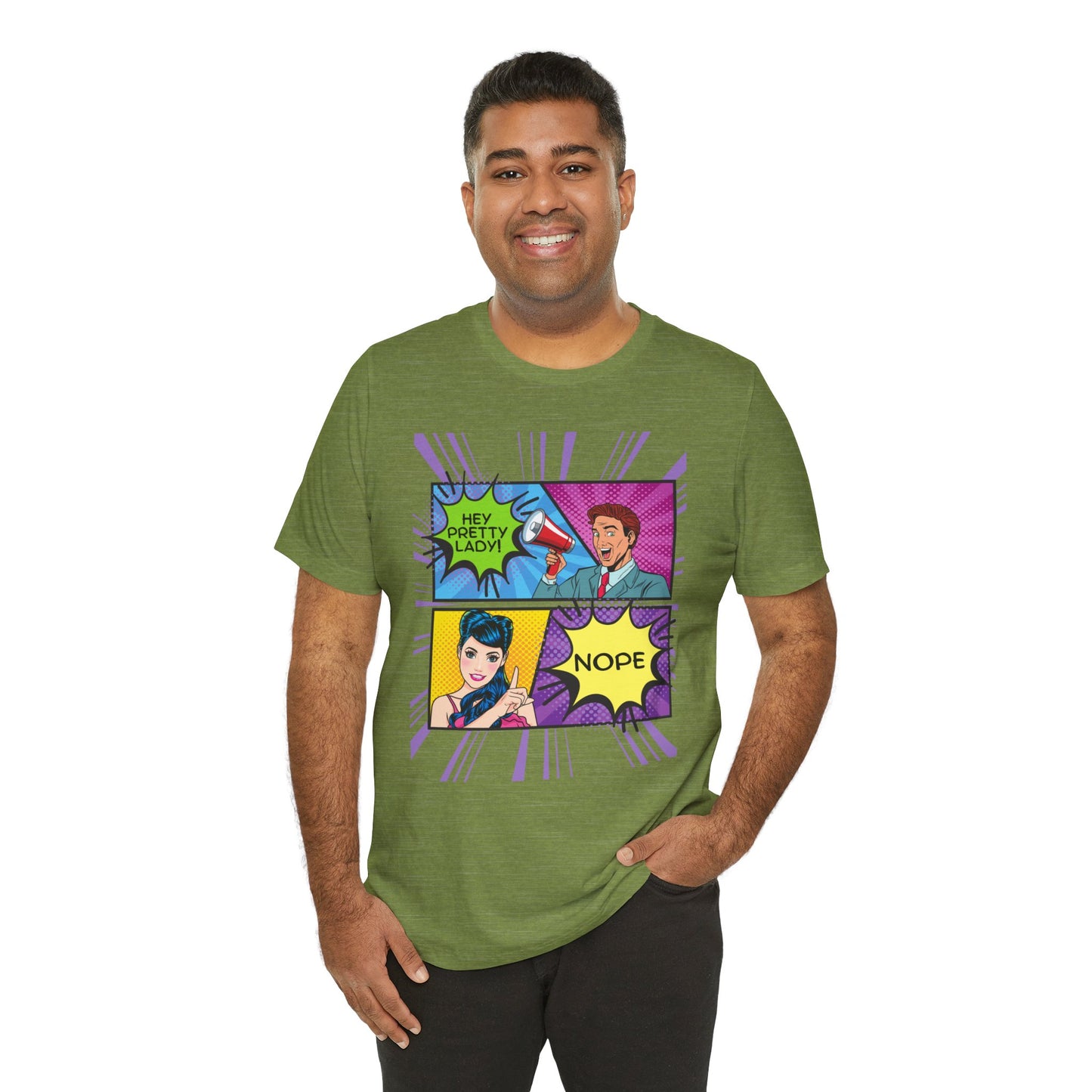 Pop Art Nope Unisex Jersey Short Sleeve Tee