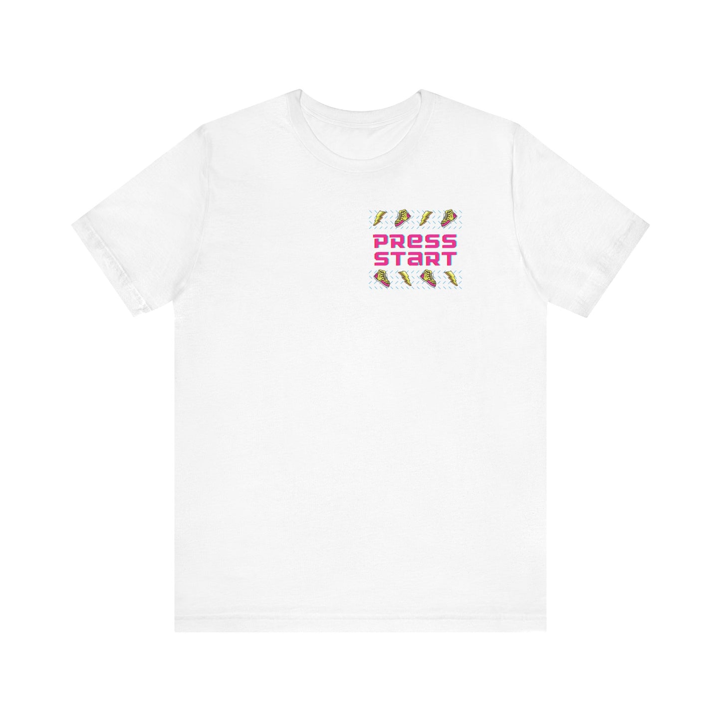 Press Start Unisex Jersey Short Sleeve Tee