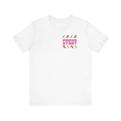 Press Start Unisex Jersey Short Sleeve Tee