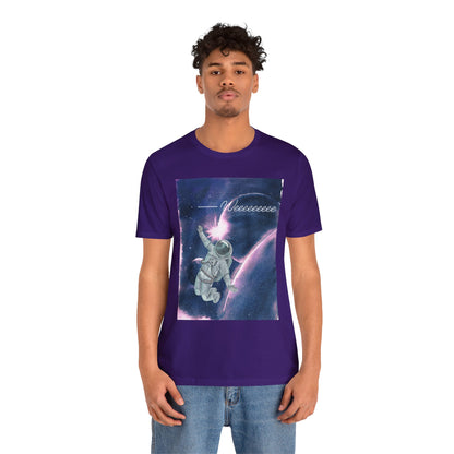 Astronaut says "Weeeeeee" Unisex Jersey Short Sleeve Tee