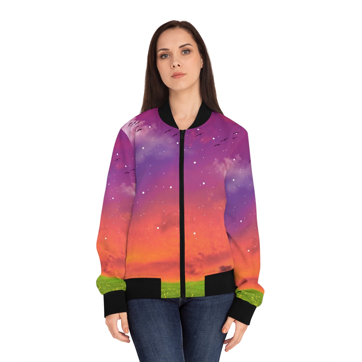 Park Sunrise Women's Bomber Jacket (AOP)