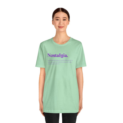 Nostalgia Unisex Jersey Short Sleeve Tee