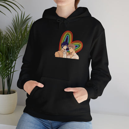 Anime Boy Love Pride Unisex Heavy Blend™ Hooded Sweatshirt