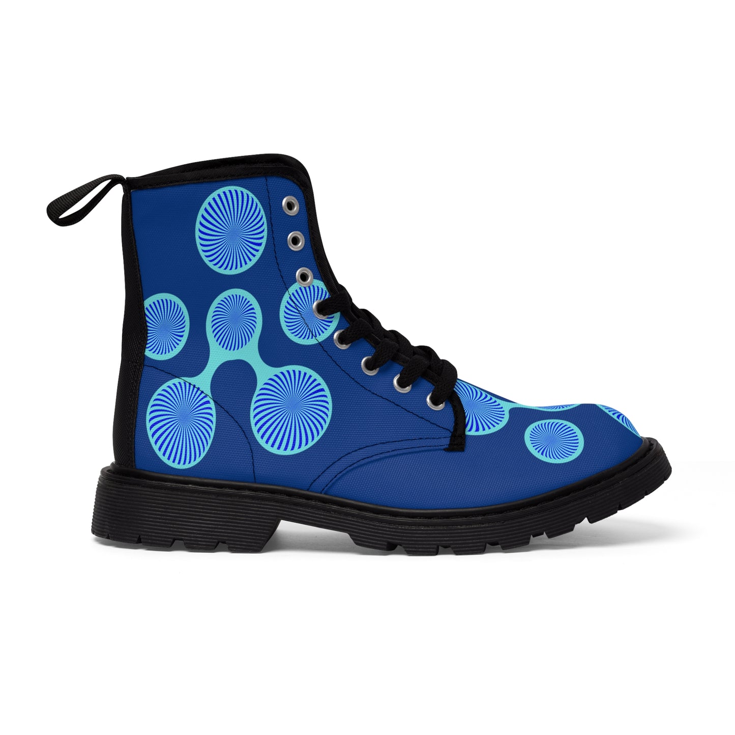 Water Drops Women's Canvas Boots